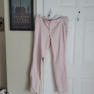 NY&C Soft pink jeggings 10